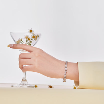 [CiCi]Dazzling Radiant Multi Cut Daily Bracelet