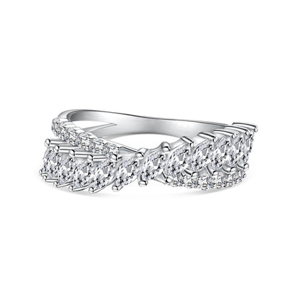 [CiCi]Unique Colorful Marquise Cut Daily Ring