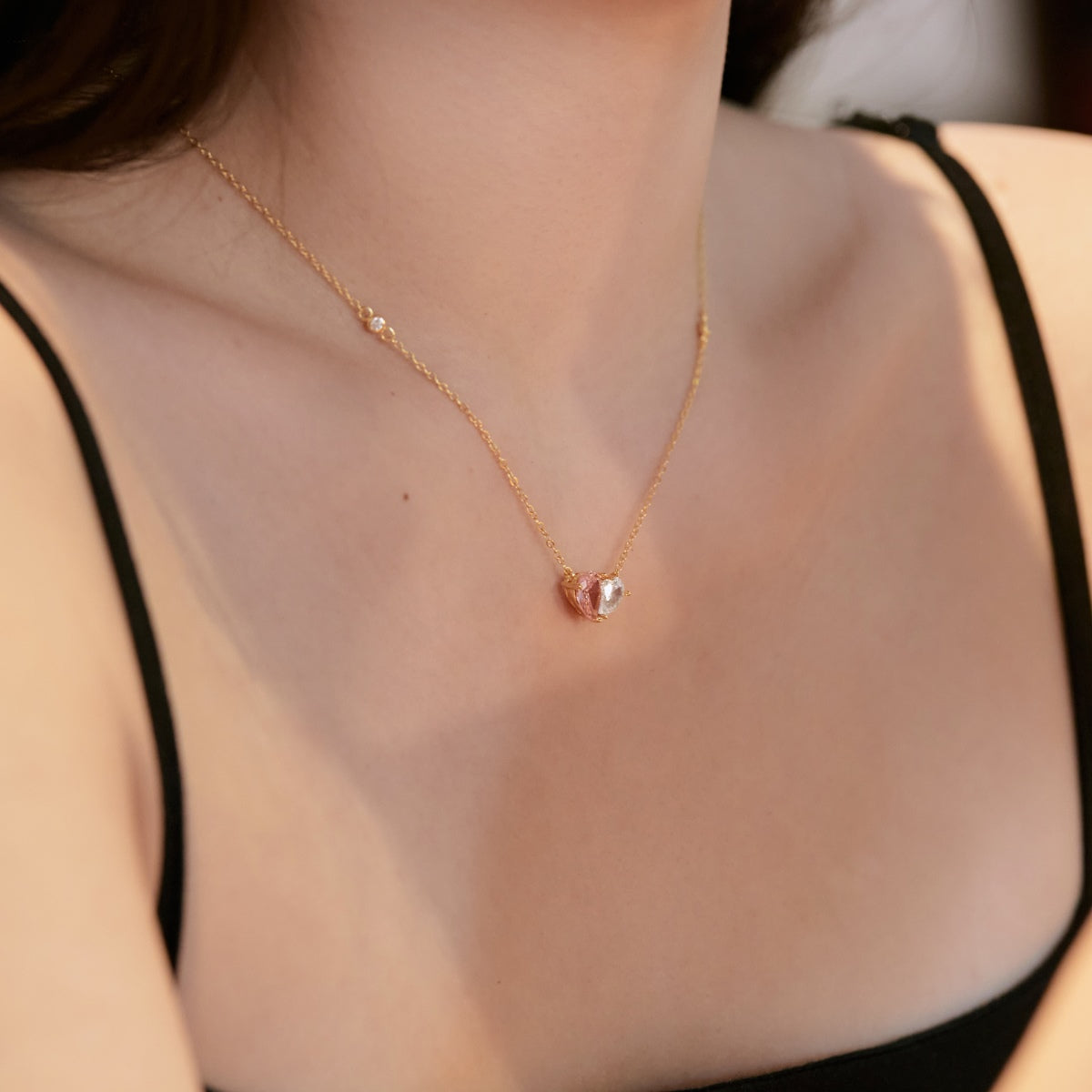 [CiCi]Unique Heart Shape Necklace