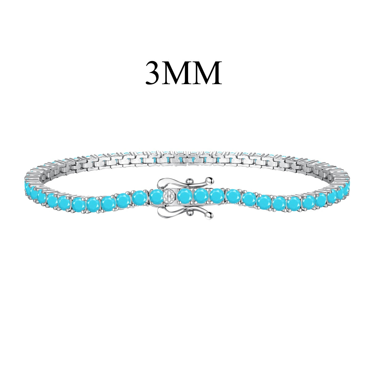 [CiCi]Dainty Charming Round Cut Tennis Bracelet