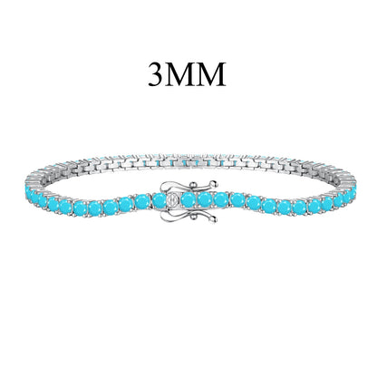 [CiCi]Dainty Charming Round Cut Tennis Bracelet