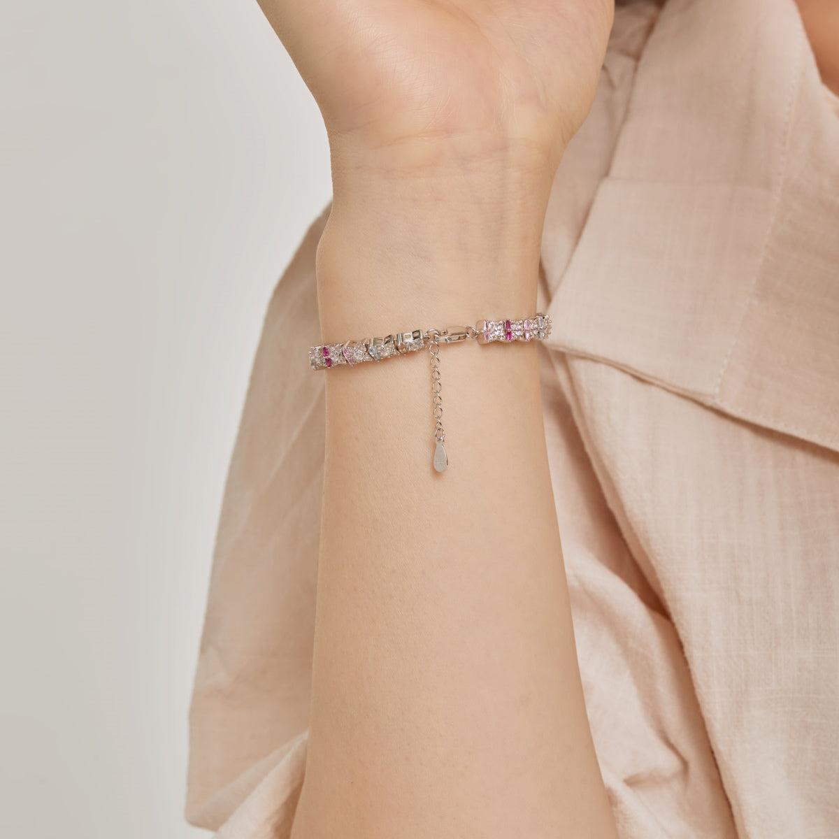 [CiCi]Unique Colorful Flower Shape Daily Bracelet