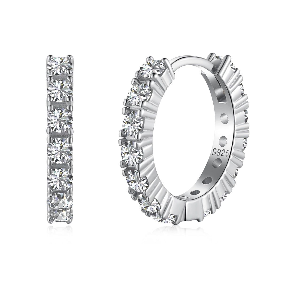 [CiCi]Radiant Colorful Round Cut Earrings
