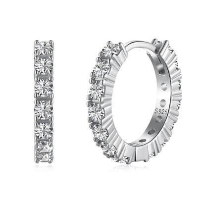 [CiCi]Radiant Colorful Round Cut Earrings