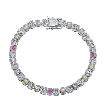 [CiCi]Dazzling Radiant Multi Cut Daily Bracelet