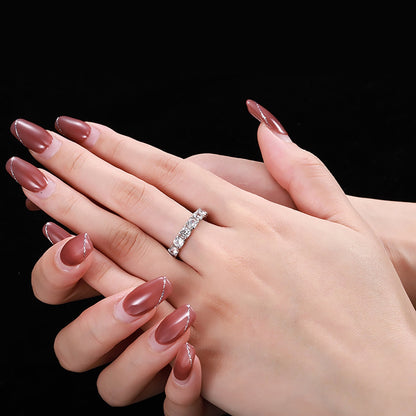 [CiCi]Eternity Round Cut Tennis Ring