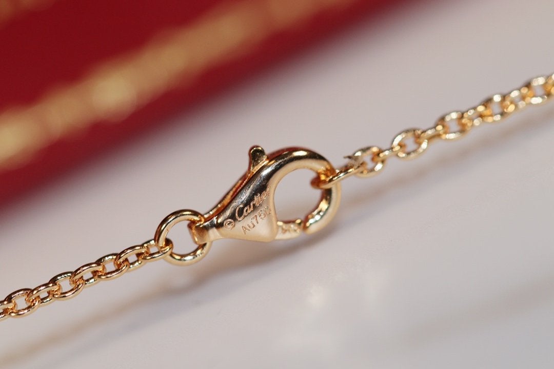 [CiCi]LOVE NECKLACE PINK GOLD AND SILVER