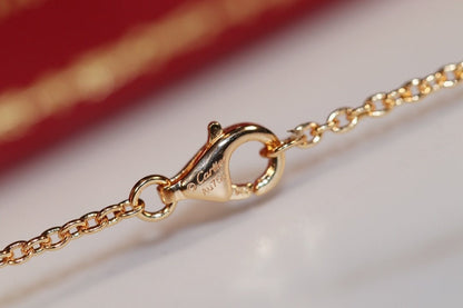 [CiCi]LOVE NECKLACE PINK GOLD AND SILVER
