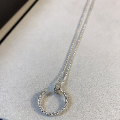 [CiCi]JUSTE NECKLACE SILVER DIAMONDS