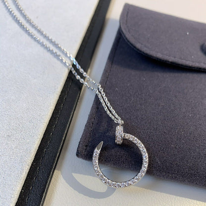 [CiCi]JUSTE NECKLACE SILVER DIAMONDS