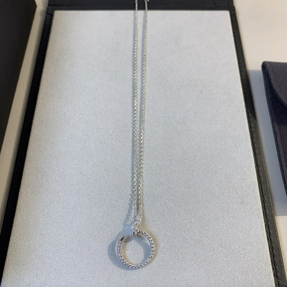 [CiCi]JUSTE NECKLACE SILVER DIAMONDS