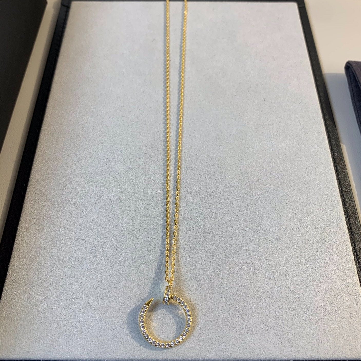 [CiCi]JUSTE NECKLACE GOLD DIAMONDS