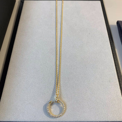 [CiCi]JUSTE NECKLACE GOLD DIAMONDS