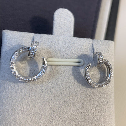 [CiCi]JUSTE EARRINGS SILVER DIAMONDS