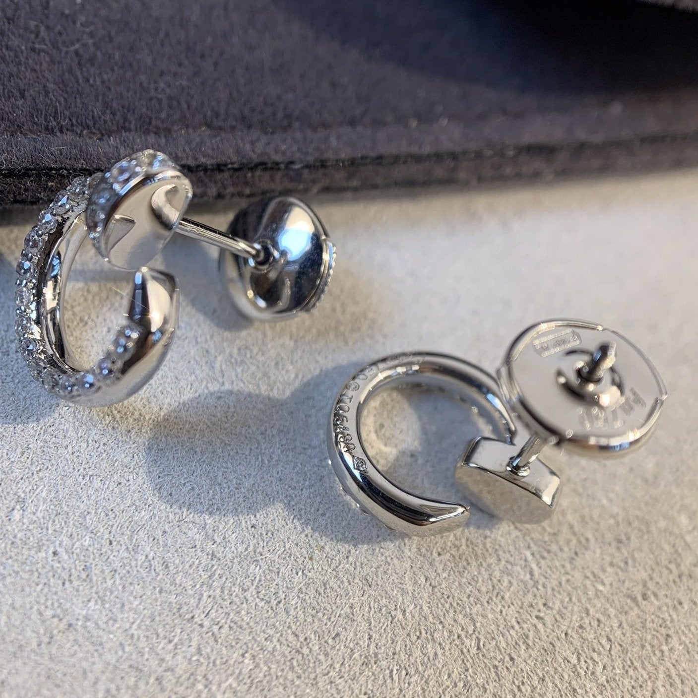[CiCi]JUSTE EARRINGS SILVER DIAMONDS