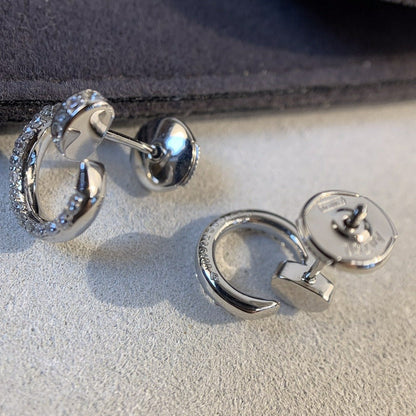 [CiCi]JUSTE EARRINGS SILVER DIAMONDS