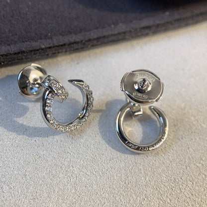 [CiCi]JUSTE EARRINGS SILVER DIAMONDS