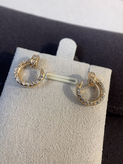 [CiCi]JUSTE EARRINGS GOLD DIAMONDS
