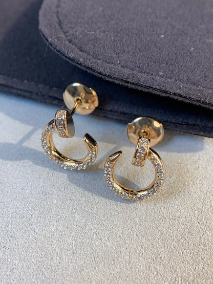 [CiCi]JUSTE EARRINGS GOLD DIAMONDS