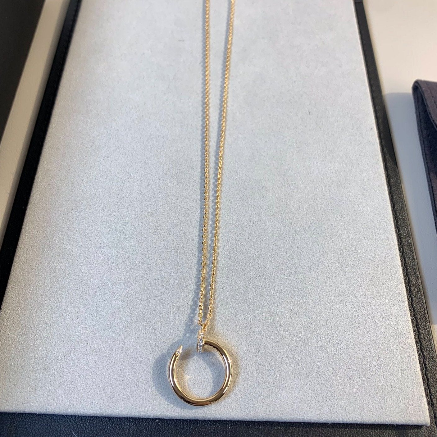 [CiCi]JUSTE NECKLACE PINK GOLD
