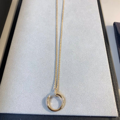 [CiCi]JUSTE NECKLACE PINK GOLD