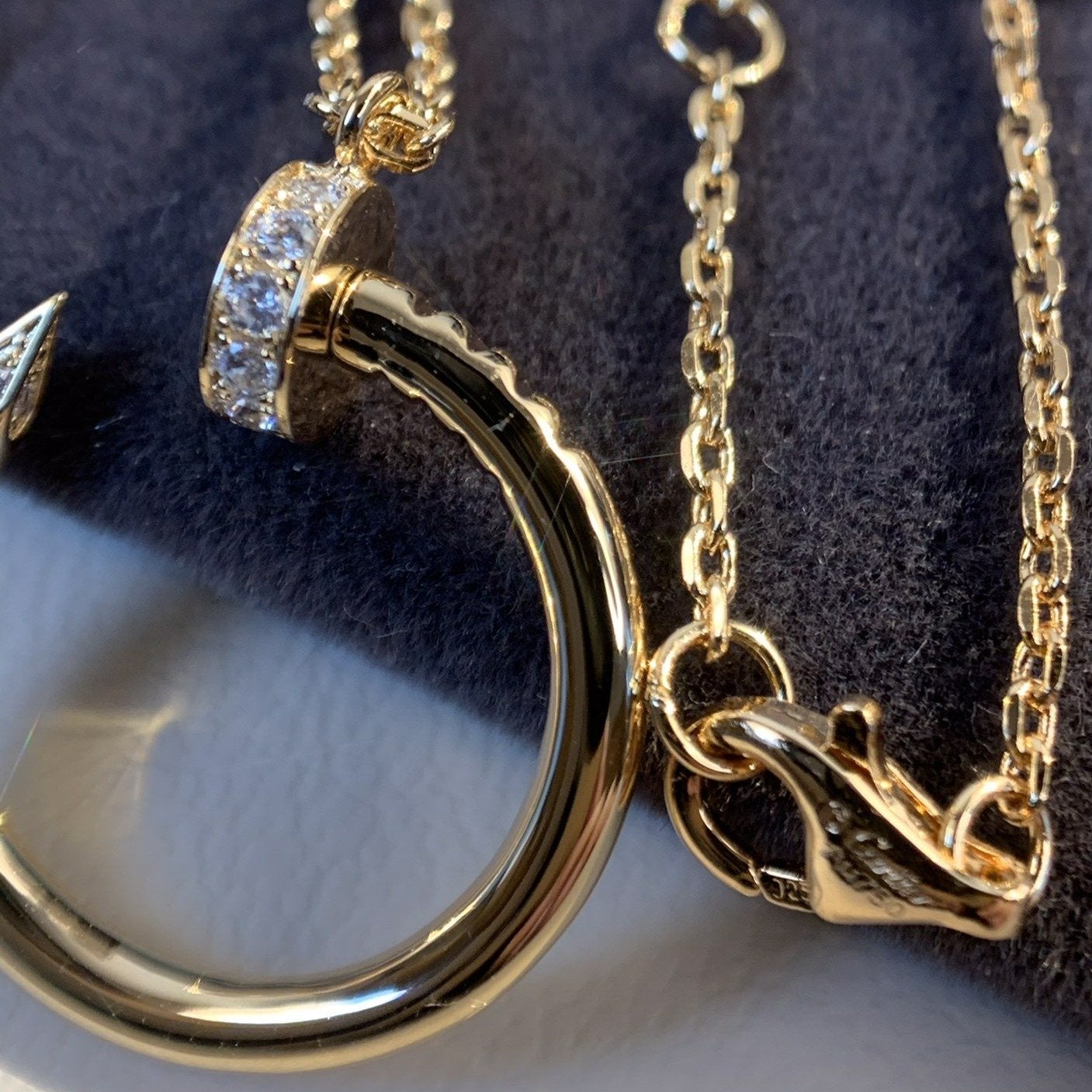 [CiCi]JUSTE NECKLACE PINK GOLD