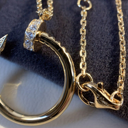 [CiCi]JUSTE NECKLACE PINK GOLD