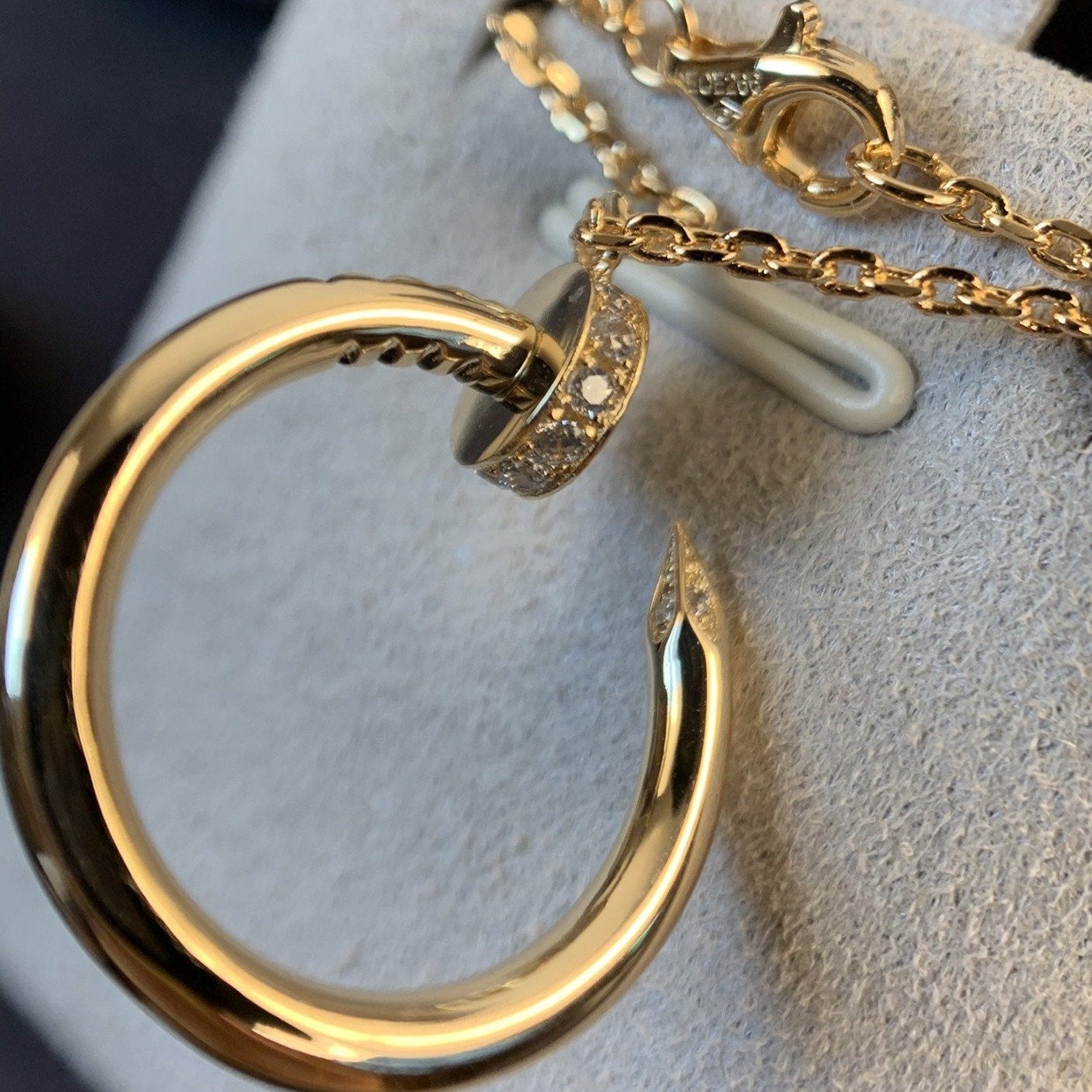 [CiCi]JUSTE NECKLACE PINK GOLD