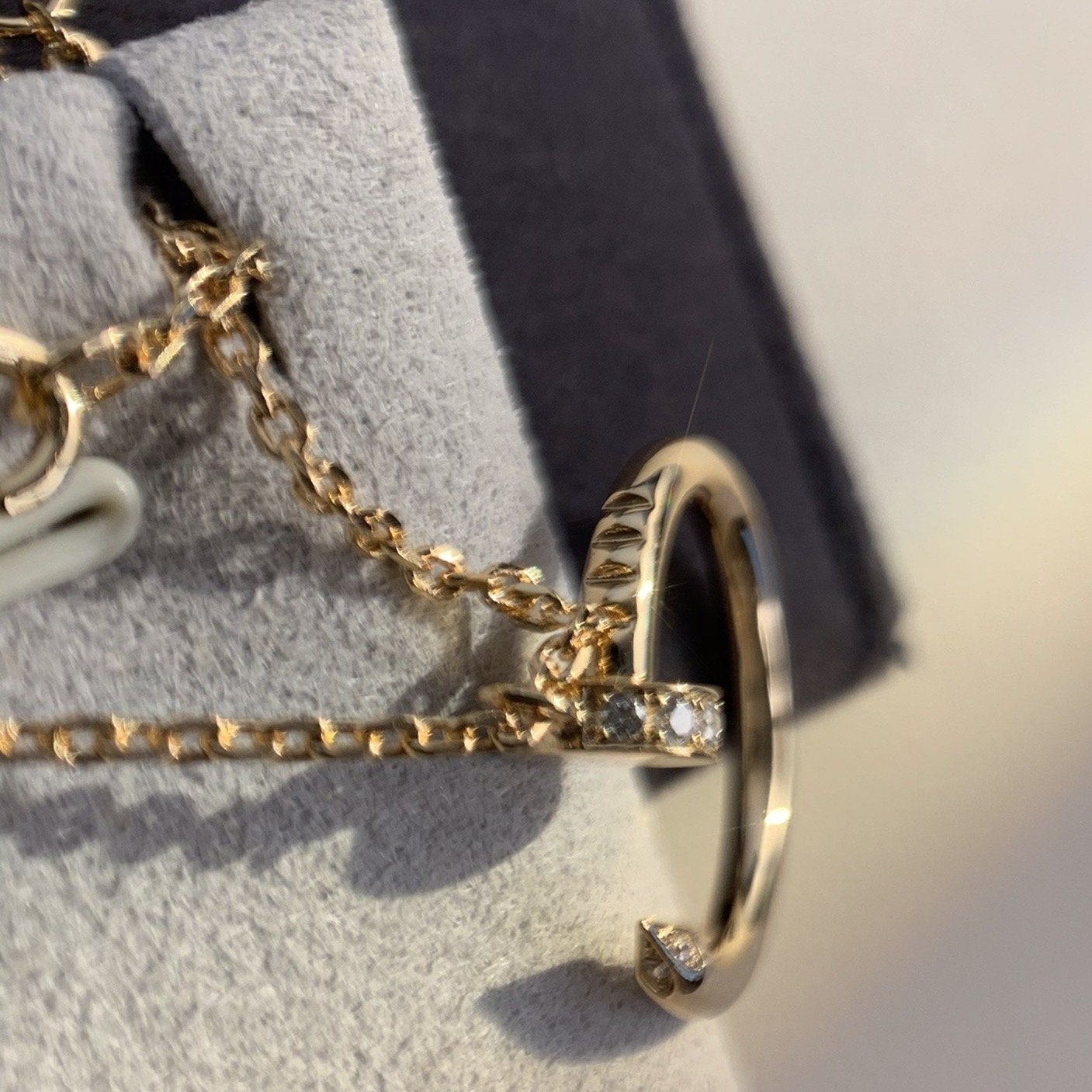 [CiCi]JUSTE NECKLACE PINK GOLD
