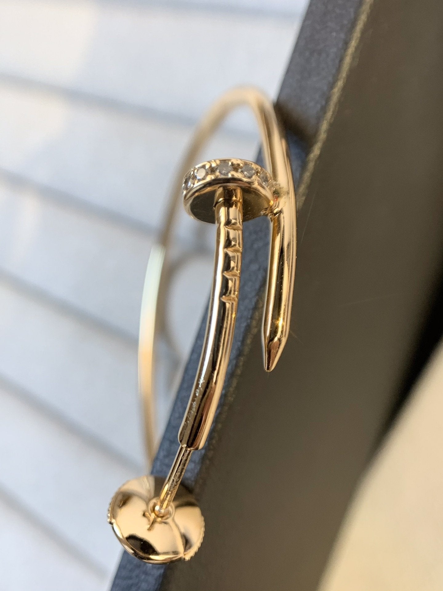 [CiCi]JUSTE EARRINGS GOLD DIAMONDS 1.8MM