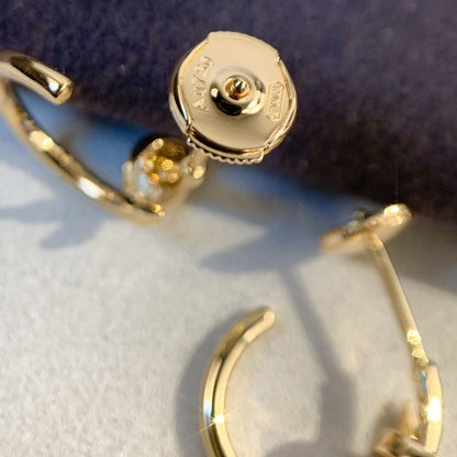 [CiCi]JUSTE EARRINGS PINK GOLD
