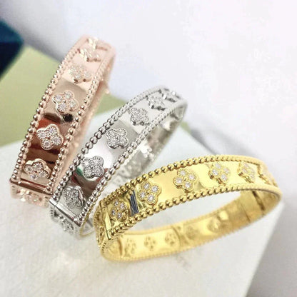 [CiCi]CLOVER BRACELET 8MM DIAMONDS