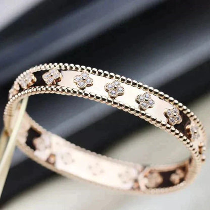 [CiCi]CLOVER BRACELET 8MM DIAMONDS