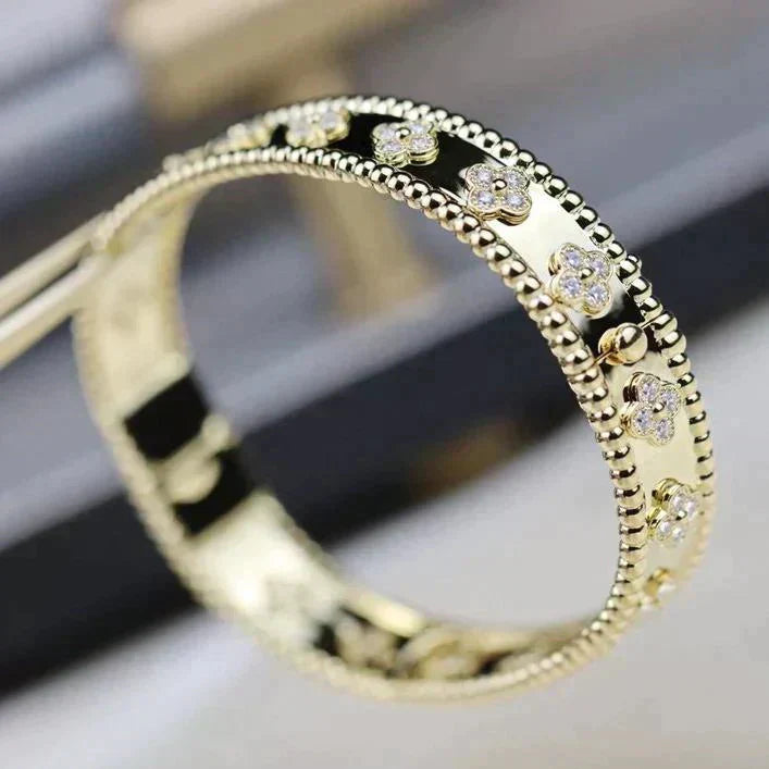 [CiCi]CLOVER BRACELET 8MM DIAMONDS