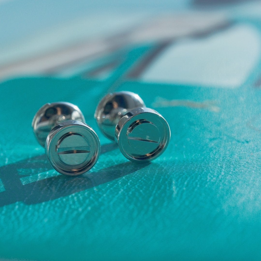 [CiCi]LOVE EARRINGS SILVER 10MM