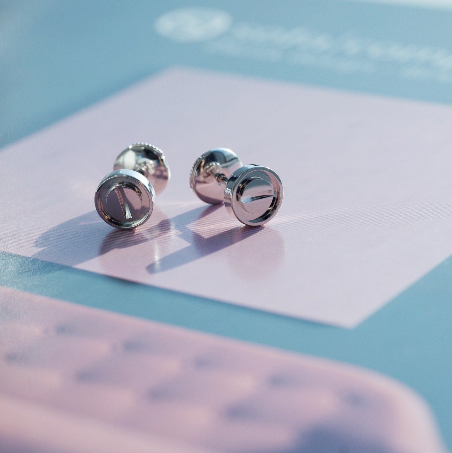[CiCi]LOVE EARRINGS SILVER 10MM