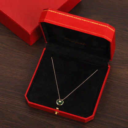 [CiCi]AMULETTE GOLD MALACHITE NECKLACE
