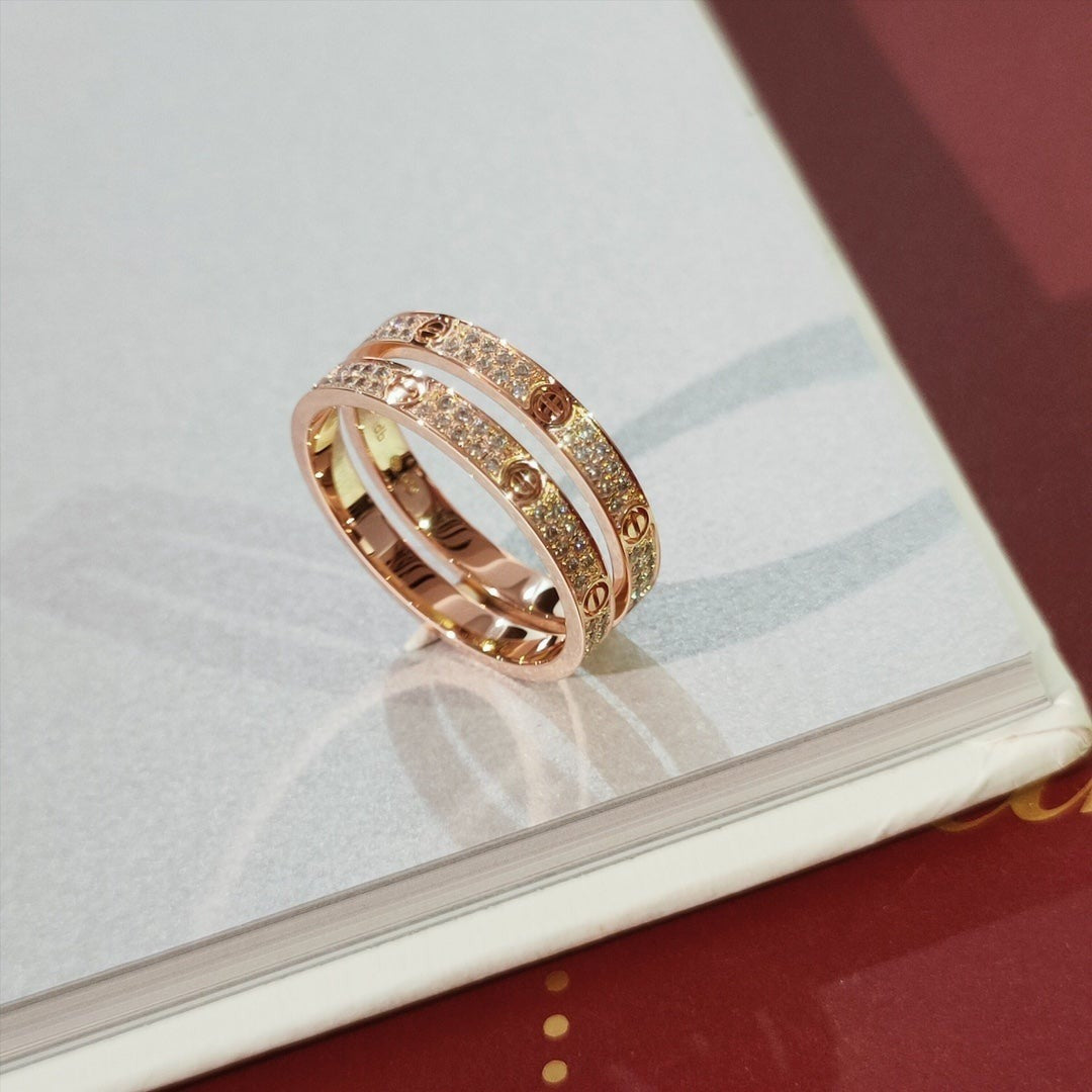 [CiCi]LOVE RING 2.65MM DIAMOND