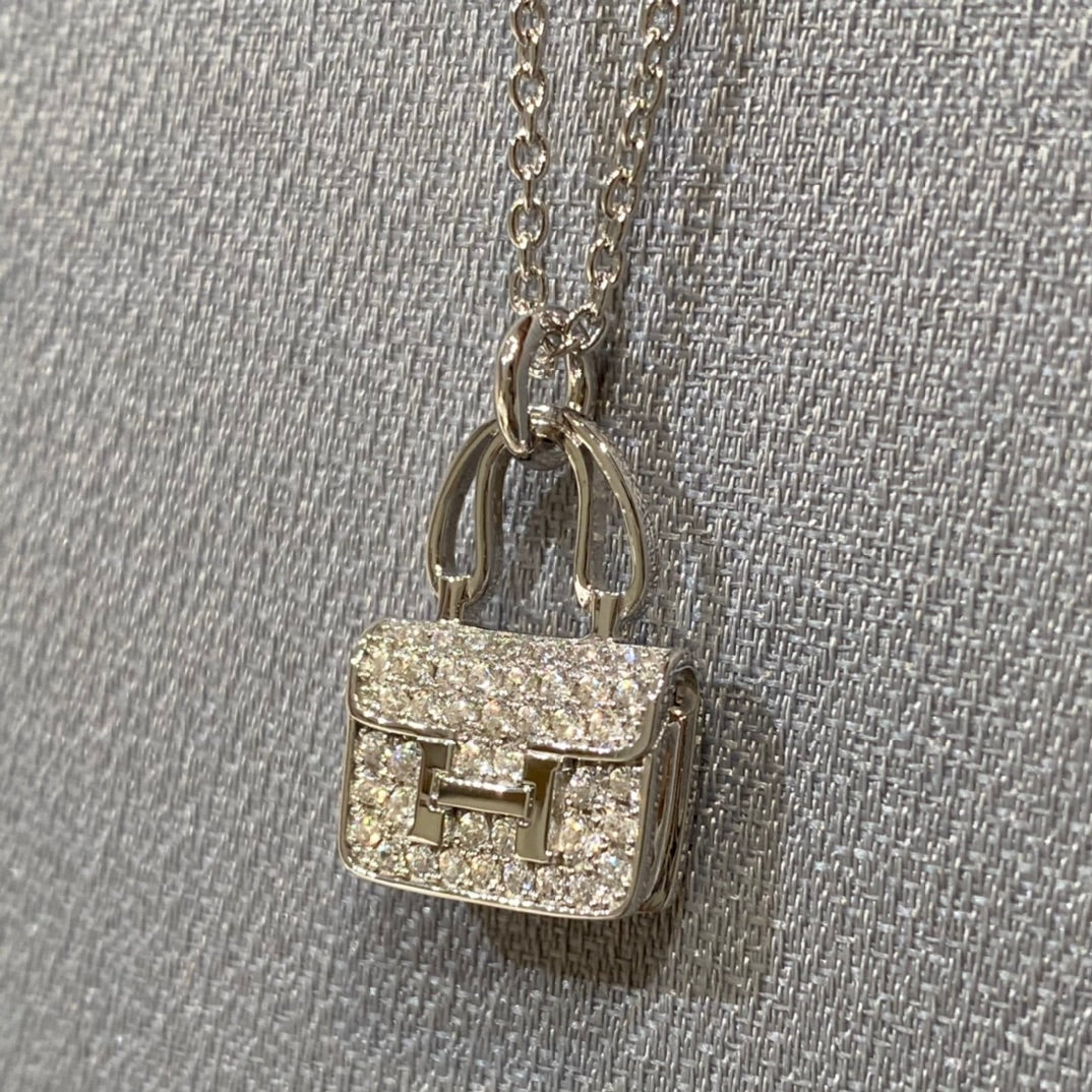 [CiCi]CONSTANCE PEDANT DIAMOND NECKLACE