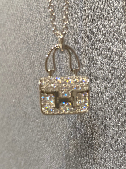 [CiCi]CONSTANCE PEDANT DIAMOND NECKLACE