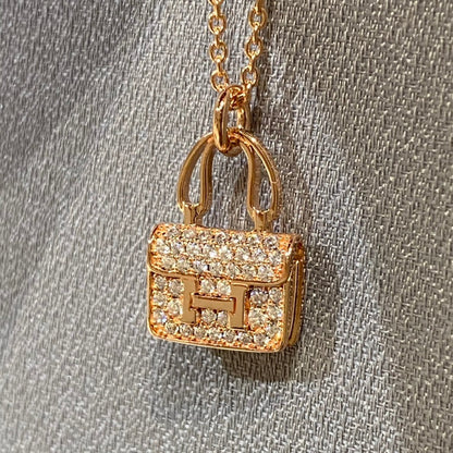 [CiCi]CONSTANCE PEDANT DIAMOND NECKLACE