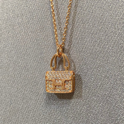 [CiCi]CONSTANCE PEDANT DIAMOND NECKLACE