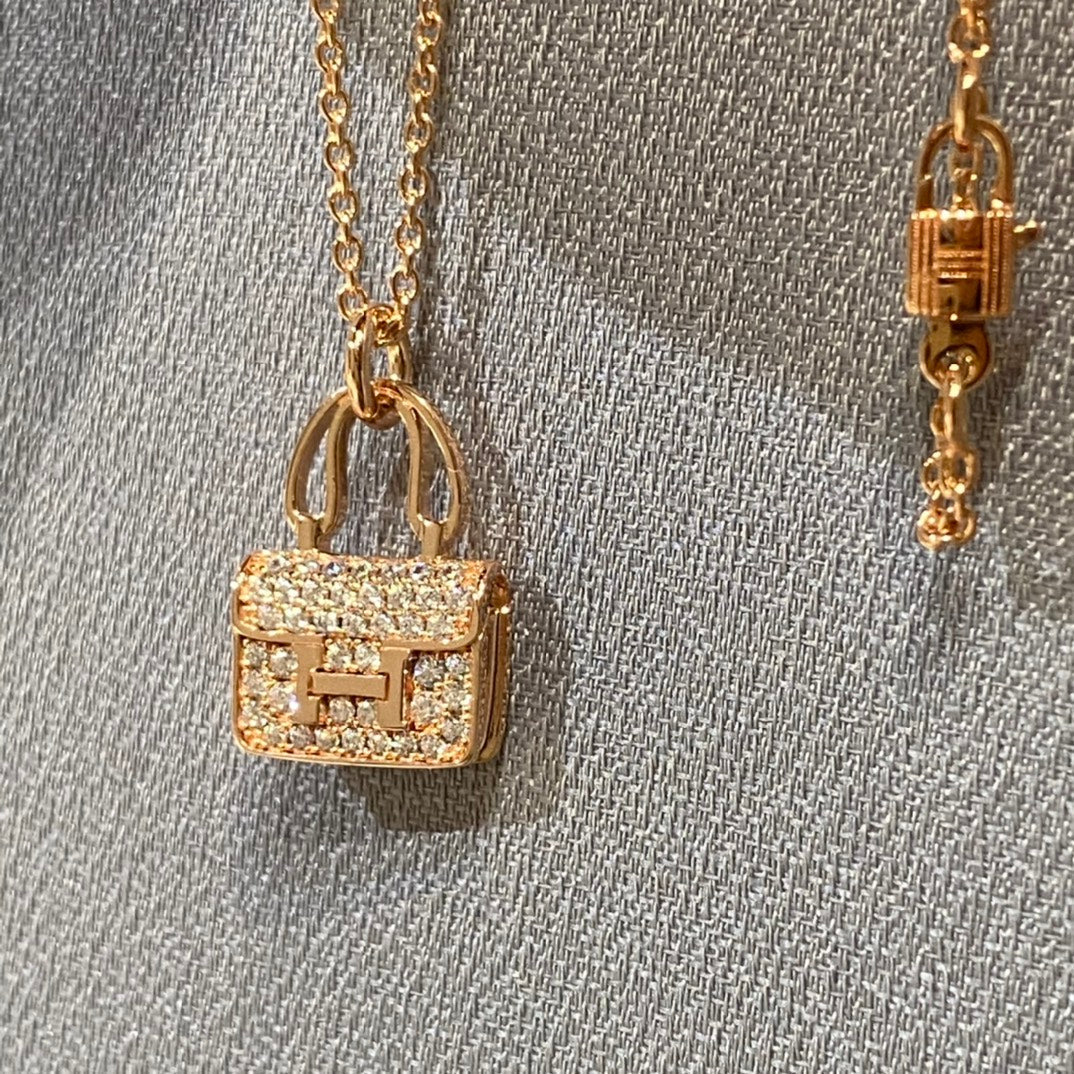 [CiCi]CONSTANCE PEDANT DIAMOND NECKLACE