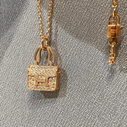 [CiCi]CONSTANCE PEDANT DIAMOND NECKLACE