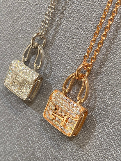 [CiCi]CONSTANCE PEDANT DIAMOND NECKLACE