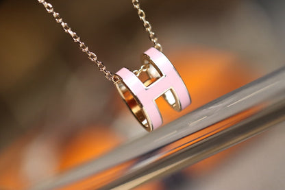 [CiCi]POP H ANHÄNGER ROSÉGOLD