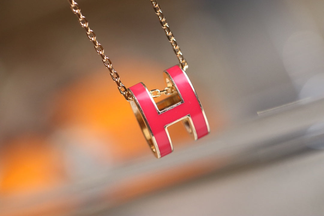 [CiCi]POP H ANHÄNGER ROSÉGOLD
