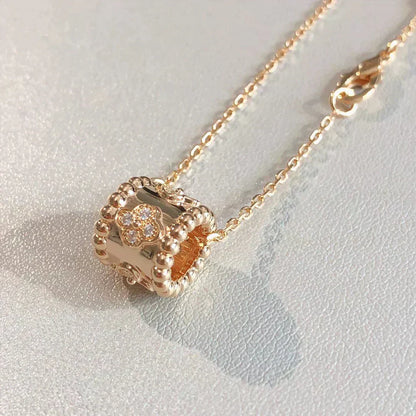 [CiCi]PERLEE PEDANT NECKLACE GOLD / ROSE GOLD