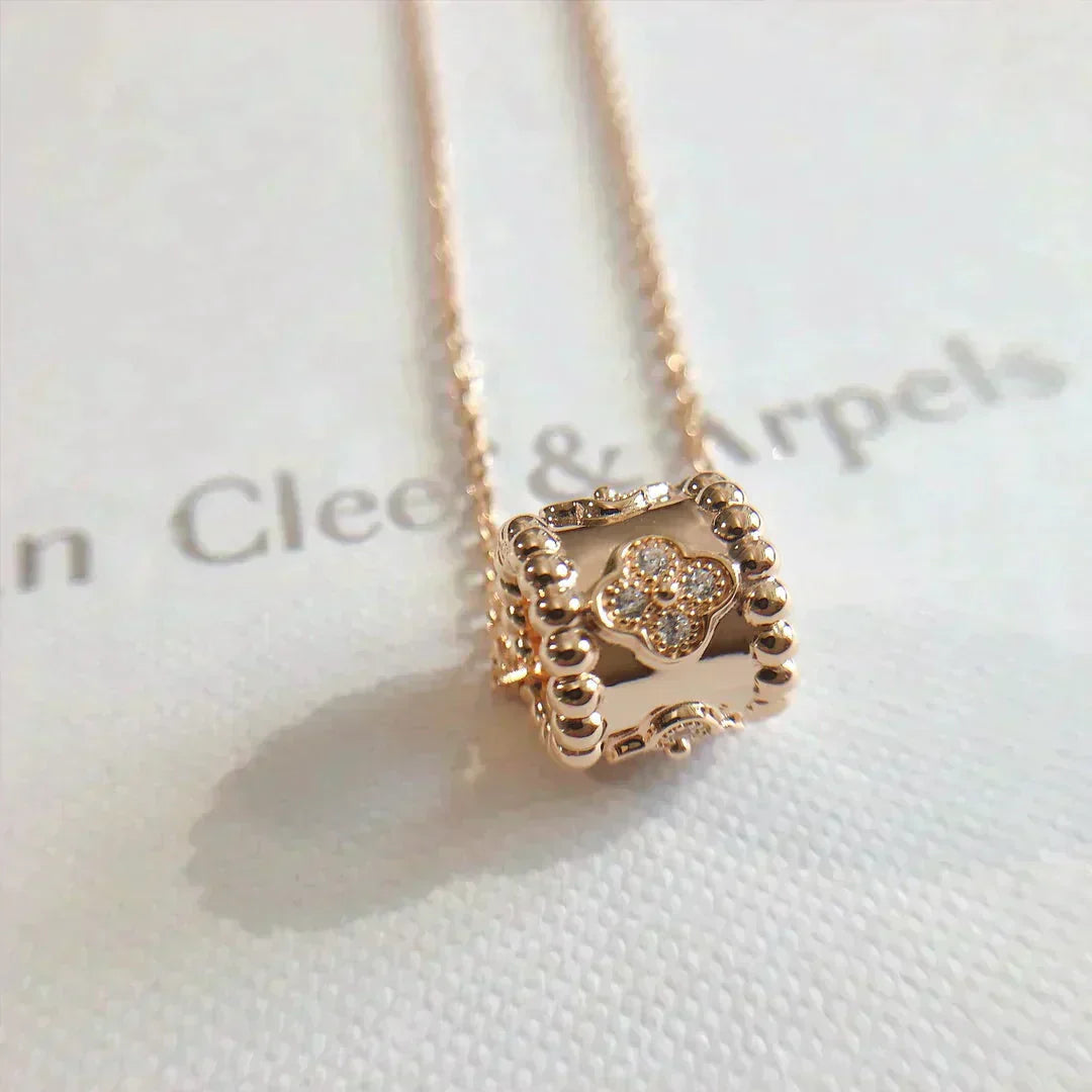[CiCi]PERLEE PEDANT NECKLACE GOLD / ROSE GOLD