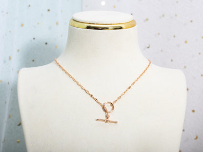 [CiCi]ECHAPPEE NECKLACE PINK GOLD